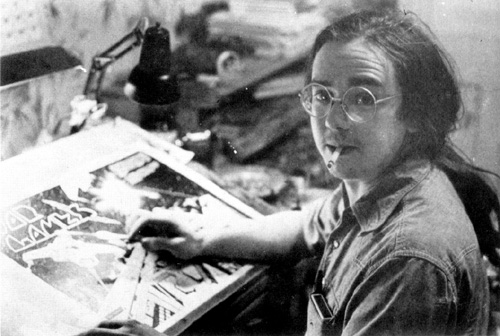 Gene Day in his studio