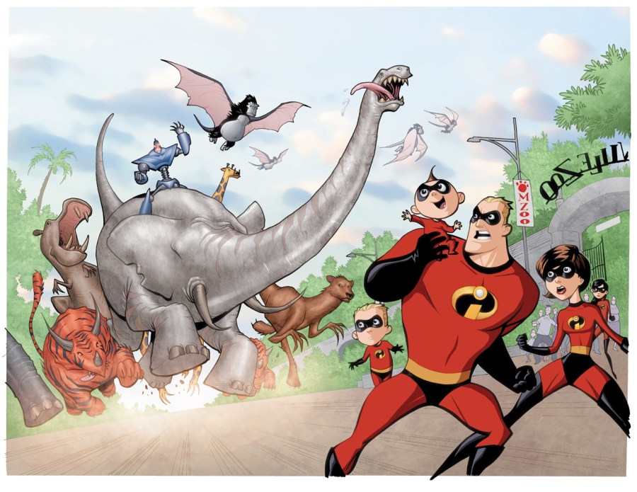 Marcio takes on Disney/Pixar's The Incredibles for Boom! Studios in March 2009