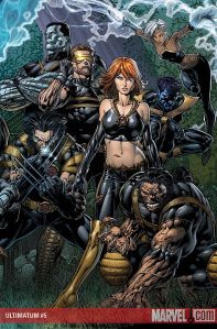 Ultimatum #5, cover by David Finch