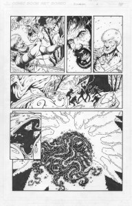 Inks complete, blacks spotted.  Inks by Kidwell