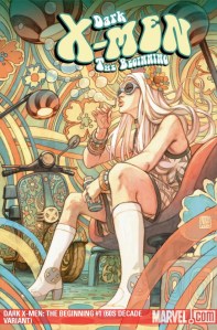 Dark X-Men: The Beginning #1 (1960's Decade Variant) Cover by Niko Henrichon