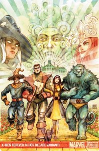 Niko Henrichon - X-Men Forever 4 (1930's Variant) X-Men Forever (1930's Decade Variant) Cover by Niko Henrichon