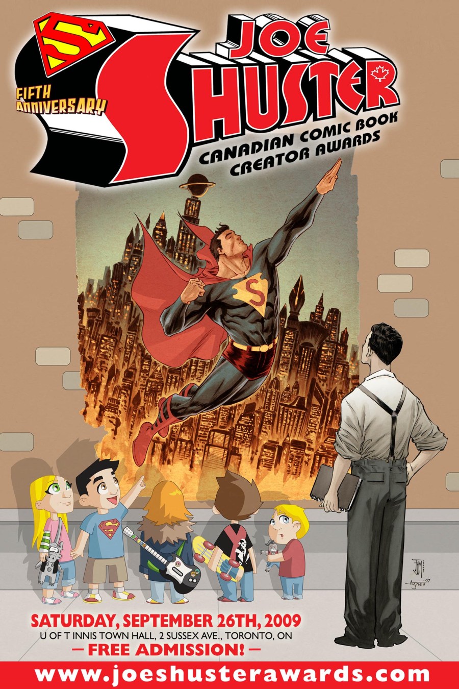 This postcard (along with the poster) will be sent to Canadian comic shops by our sponsor Diamond Distributors. 