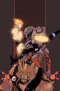 R.E.B.E.L.S. #8 Cover by Kalman Andrasofszky