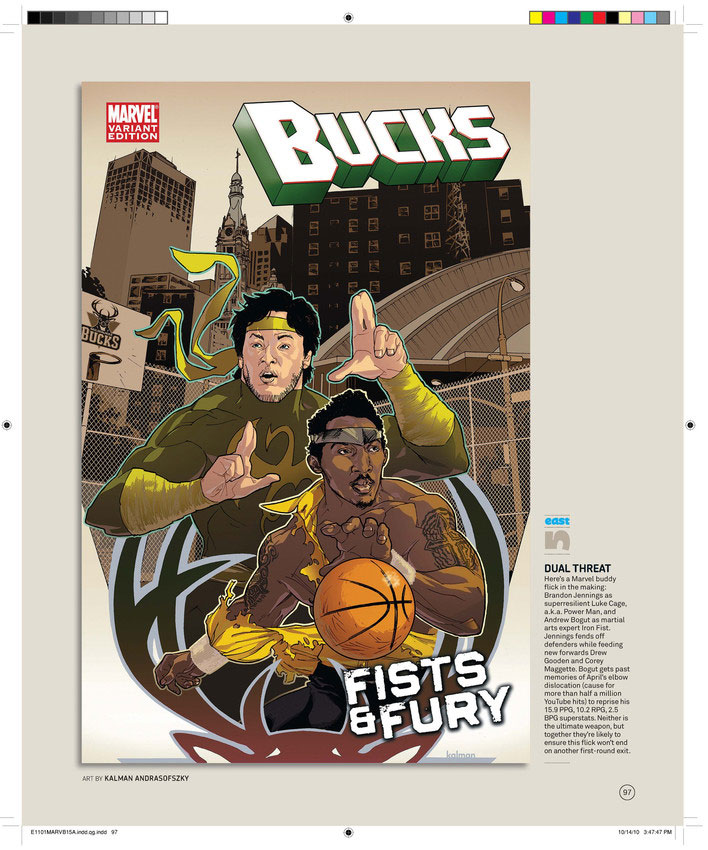 The Milwaukee Bucks by Kalman Andrasofszky